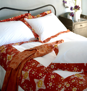 Royal Hut's African batik bedroom collection