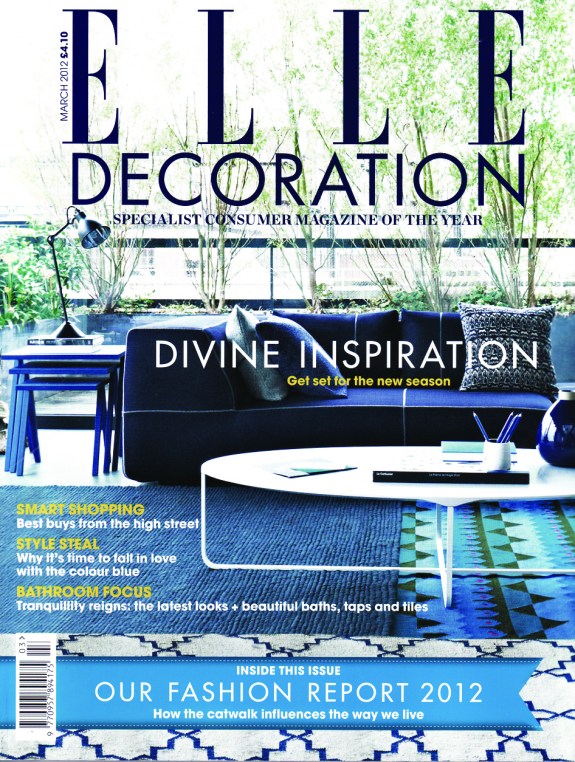 Elle Decoration UK march 2012 cover