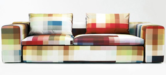 Pixel couch made by Kvadrat and sold through Moroso