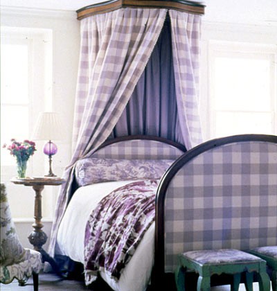 buffalo plaid canopy and bed