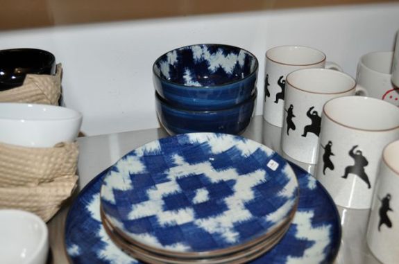 kasuri inspired china from Global Table