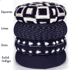 kasuri  zafus via Dharma Trading