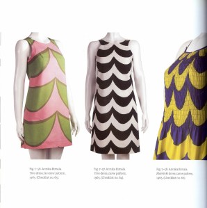 All three of these simple shift dresses are from 1965 and were designed by the very talented Marimekko designer Annika Rimala.