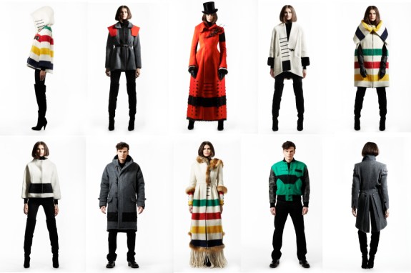 Hudson’s Bay Company Point Blanket Designer Collaborations via FFFFOUND