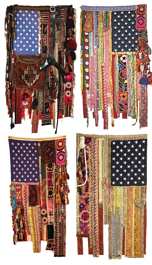 boho american flags