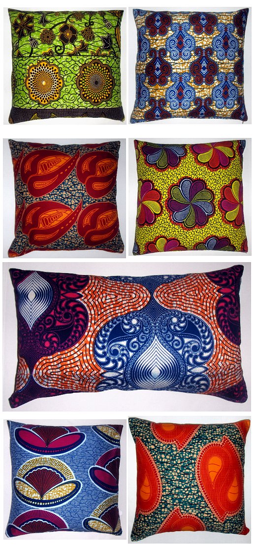 wax print pillows- 50% OFF