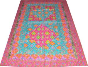 patchwork kantha bedspread