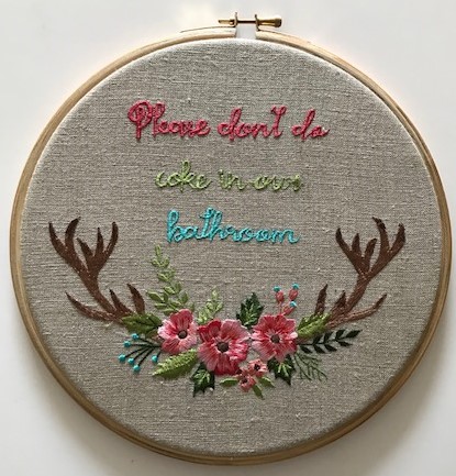 Fabricadabra-cheeky-embroidery-coke-in-bathroom